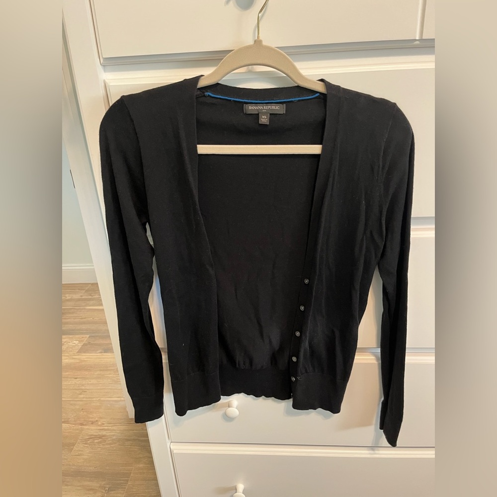 Banana Republic Black Cardigan